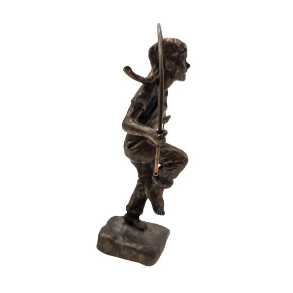 Mark Hopkins Skippin' Rope Bronze Sculpture Signed Limited Editioon '98 - Picture 2 of 10